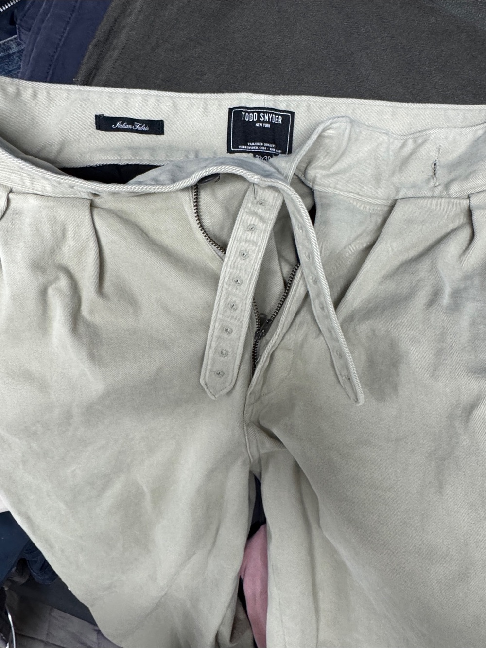 Todd Snyder Men's Brushed Khaki Gurkha Trousers